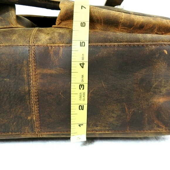 Leather Vintage Handmade Messenger  Bag - Picture 6 of 7